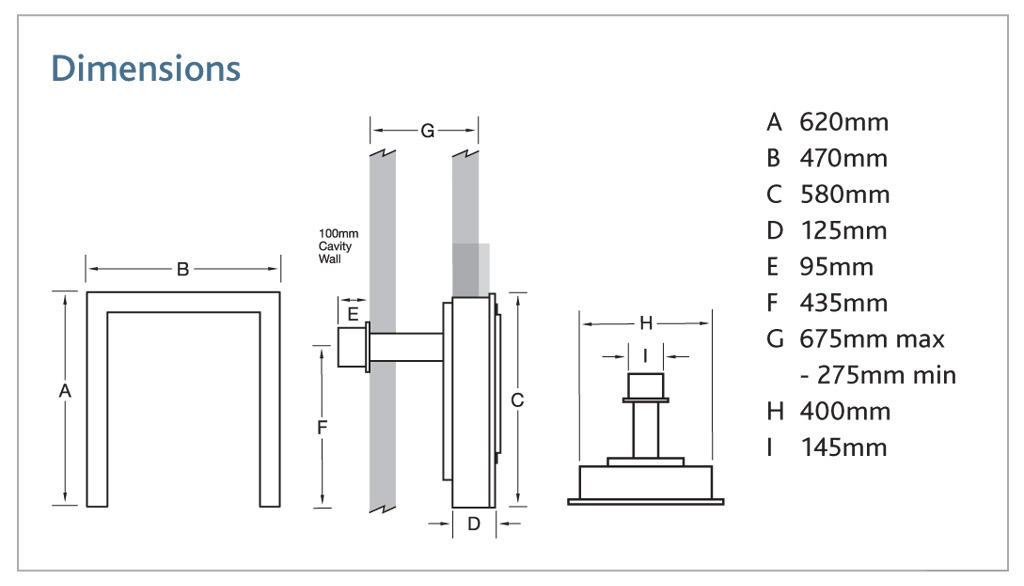 Kinder Dakota Balanced Flue Sizes