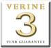 Verine 3 Year Warranty