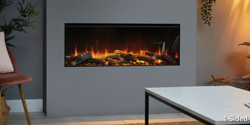 New Forest 1200 1-Sided Electric Fire
